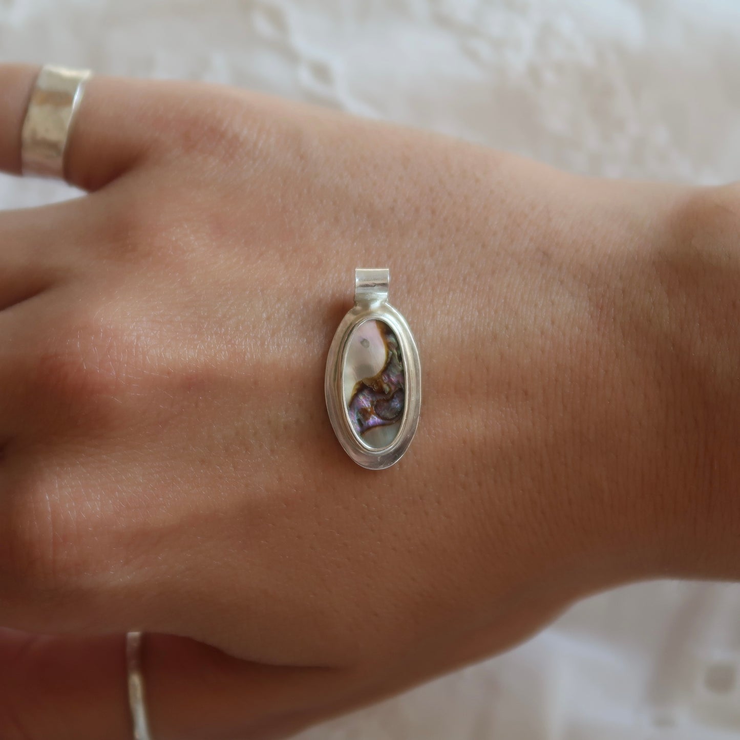 abalone pendant