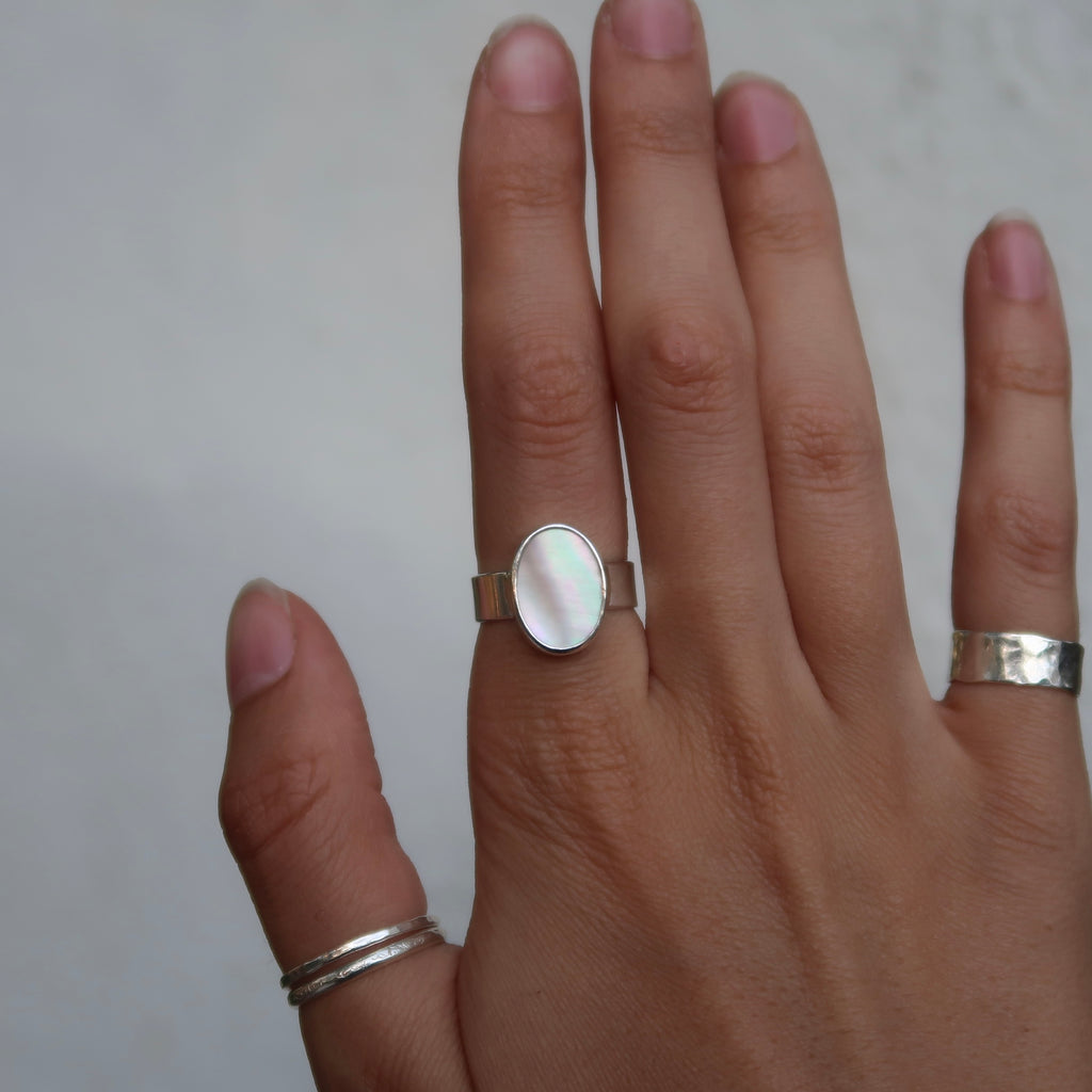 iridescent pearl
